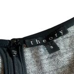 Theory  Nikay Houndstooth Fit & Flare Dress Short Sleeve Stretch Size 8 Women's Photo 11