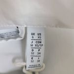 Adidas Womens yellow white full zip jacket 3 stripes size X-Small Photo 2