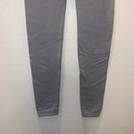 Woman’s One Size Grey Comfy Fleece Super Soft Stretchy Leggings Gray Photo 2