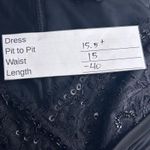 Tadashi Shoji Tadashi‎ Collection Womans Dress Size M Black Beaded Detail Pleated Bodycon Photo 13