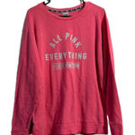 PINK - Victoria's Secret Pink Victoria’s Secret, women’s medium pink everything pullover sweatshirt ￼‎ Photo 0