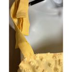 Blue Rain New Yellow Dress Small Photo 4