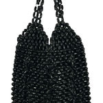 Beaded Floral Design Shoulder Bag‎ Black Photo 0