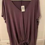 Torrid purple tie front top Photo 0