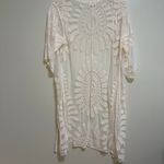 Rebellion Cream Boho White Sheer Lace Midi Kimono Cardigan Beach Coverup Medium Photo 8