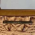 Brahmin  Rare Style Crocodile Leather Saddle Brown Tote Photo 3