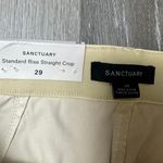 Anthropologie  Sanctuary Sculpted Hayden Pants Straight Crop NEW Photo 4