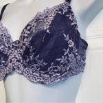 Wacoal 65191 Embrace Lace Bra Women’s Size 34D Unlined Underwire Purple Photo 3