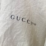 Gucci  100th Anniversary Oversized Cloth Shopper Tote Bag Natural Beige 28 x 22 Photo 1