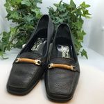 Salvatore Ferragamo  Black Leather Pump Shoes 7B Photo 14