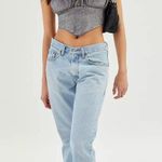 Urban Outfitters Silver Sparkly Hanky Hem Cami Crop Top Photo 2