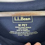 LL Bean Dress Women M Petite Navy White Striped Preppy Nautical Coastal Grandma Blue Size undefined Photo 2