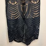 Bardot  Flora Halter Neck Sheath Dress Lace Overlay Open Back Size XS Photo 5