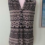 Tacera  Aztec Sleeveless Blouse Too Small S Photo 0