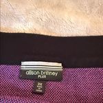 Allison Brittney  Purple and Black Skirt Photo 1