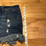 Elan Cutoff Distressed Jean Shorts Photo 8