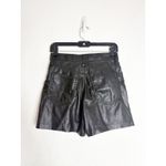 Abercrombie & Fitch  Black Pleather Shorts Size 2 Curve Love High Rise Photo 10