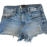 Kut From The Kloth KUT Midrise Raw Edge Denim 2.5" inseam Shorts Women's Size 0 Classic Daisy Dukes Photo 0