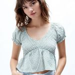 LA Hearts  V-Neck Babydoll Top Photo 0