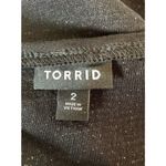 Torrid  sequin camisole black size 2 shimmery sparkles Photo 1