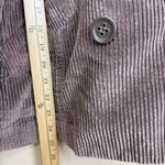 J. Jill | Women's Brown Corduroy Double Breasted Jacket Size M Tall Pea Coat Photo 10