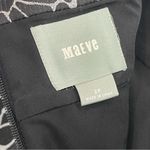 Anthropologie Maeve Skirt Size 2P Floral Jacquard Mini Midnight Blue or Black Photo 4