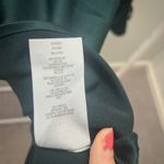 Isaac Mizrahi Green Long Sleeve Blouse Photo 8