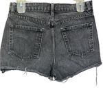 Reformation  Black Dixie High Rise Denim Shorts Photo 1