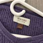 Sonoma  purple v neck sweater Photo 1