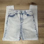 No Bo High Rise Cropped Denim Stretchy Jeans - Light Wash, Size 9 Juniors Photo 0