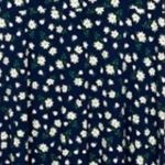 Draper James Tammy T-Shirt Floral Dress In Magnolia Nassau Navy NWT Size Large Photo 2