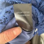 Lulu’s Picture of Perfection Spaghetti Strap Navy Blue Lace Dress Size Small Photo 11