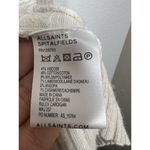 All Saints Spitafields Pointelle Knit Cardigan Sweater Womens 10 Cream Beige Photo 2