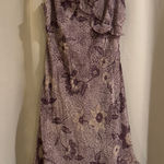 Jonathan Martin  Lavender Floral Midi Dress Photo 0