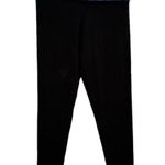 PINK - Victoria's Secret Victoria's Secret Pink Rollover Blue and Black Polka Dot Yoga Pants Size Medium Photo 0