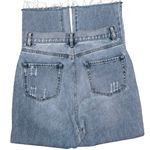 PacSun  Mom Jeans Womens 28 Light Wash high rise straight Denim Distressed Blue Photo 2