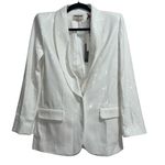 Zadig & Voltaire NEW NWT Vive Sequin Blazer In Judo White Sequins Photo 3