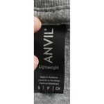 Anvil TShirt Women's Size Small Gray Crew Neck Short Sleeves Blue NC Graphic Photo 2