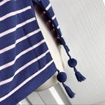 Lilly Pulitzer White & Navy Elba Boat Neck Stripe Pullover Sweater Size XXS XS Photo 6
