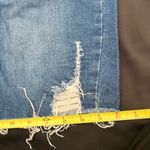 Wax Jean  Blue Distressed Pencil Skirt Photo 3