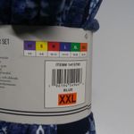 Nautica Blue Snowflake Sleepwear Set 2-piece Pajamas Set Silky Fleece Sz XXL Photo 5