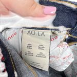 Alice + Olivia Alice + Olivia Good High Rise Skinny Jeans Pintuck Dream On Dark Blue Size 24 Photo 11