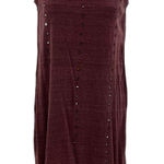 Anita Dongre Grassroots Dress Tank Mirror Detail Cotton Purple Size 12 Photo 0