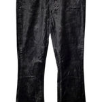 Citizens of Humanity  Black Velvet Pants Boot Cut with Side Slit Size 26 Photo 0