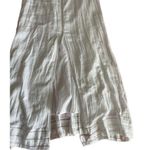 Aerie Front Slit Maxi Dress Low Backless Beaded T Back White Photo 4