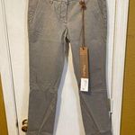 MET Chino & Friends women's size 27 stone gray wash Italian trouser pants 29x32 Photo 0