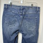 Driftwood Flare Leg Farrah Tonal Jeans Womens 32x33 Frayed Hem Boho Hippie EUC Photo 4