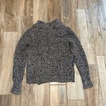 Free People  Chunky Knit Asymmetric Zip Sweater Photo 3