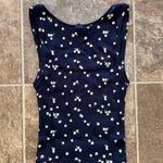 SKIMS  Cotton Rib Tank Navy Daisy Print Small Photo 6