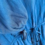 Ellison  | Navy Ruffle Long Sleeve Mini Dress Size M | EUC Photo 7